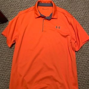 Under Armour men’s heat gear polo ~Large